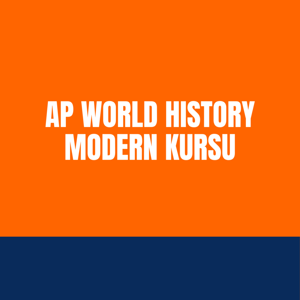 Ap World History Modern Kursu