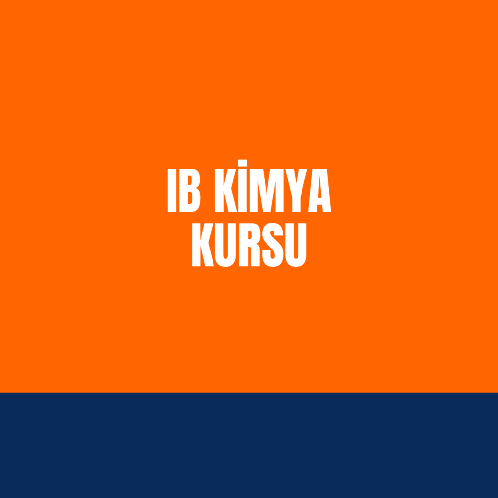 Ib Kimya Kursu